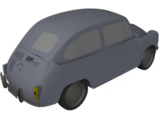Zastava 750 3D Model preview