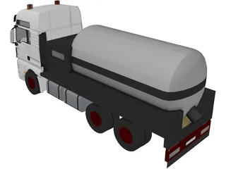 Man TGX 6X2 Bleding (2013) 3D Model preview