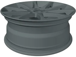 Roda Aro 17 3D Model preview