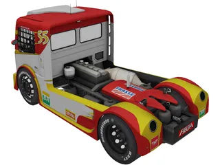 Mercedes-Benz ABF Racing Team 3D Model preview