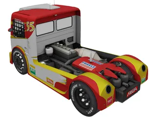 Mercedes-Benz ABF Racing Team 3D Model preview