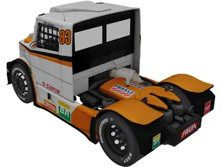 Mercedes-Benz Boessio Competicoes 3D Model preview