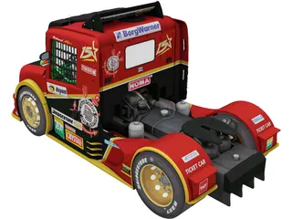 Scania G470 Ticket Car Corinthians Motorsport 3D Model preview