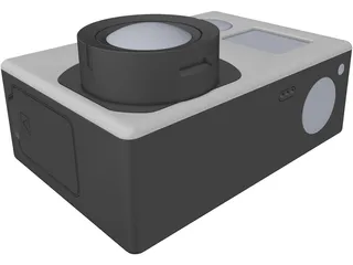 GoPro Camera 3D Model preview