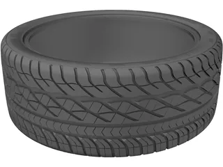 Goodyear Eagle GT 18x8.5 3D Model preview