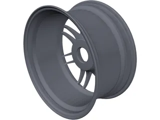 Volk Rays TE37 3D Model preview