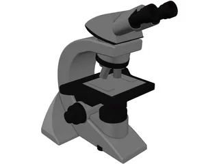 Leica Optical Microscope 3D Model preview