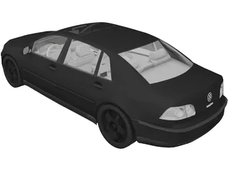 Volkswagen Phaeton W12 3D Model preview