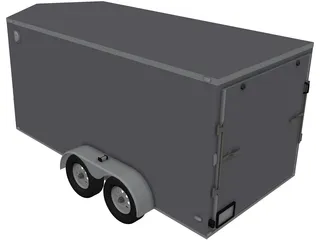 Light Trailer 3D Model preview
