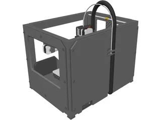 3D Printer 3D Model preview
