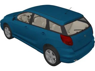 Toyota Matrix 3D Model preview