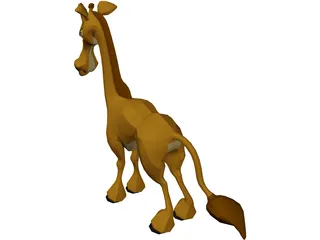 Giraffe 3D Model preview