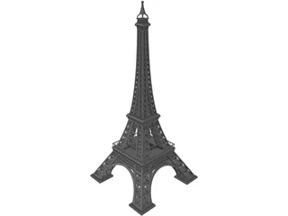 Eiffel Tower 3D Model preview