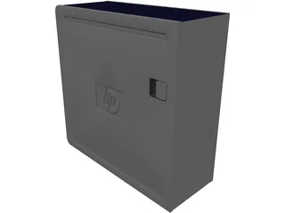 PC HP 7800 3D Model preview