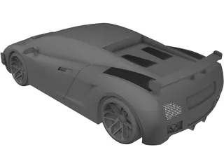 Lamborghini Gallardo Concept 3D Model preview