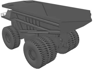 Caterpillar 797B Mining Haul Truck 3D Model preview