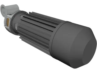 Tesla Motor 3D Model preview