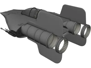 Star Wars A-Wing 3D Model preview