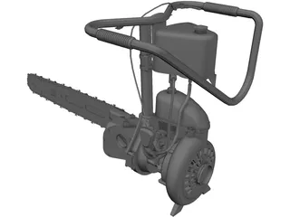 Chainsaw 3D Model preview