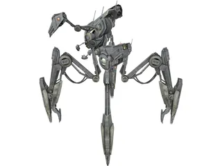 Titan Droid Robot Spider 3D Model preview