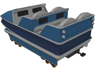 Cart 3D Model preview