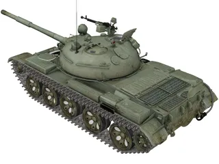 T-62 3D Model preview
