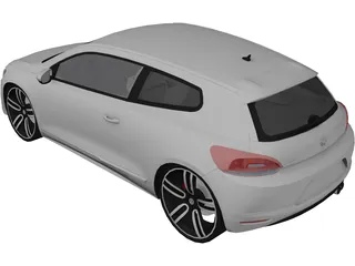 Volkswagen Scirocco 3D Model preview