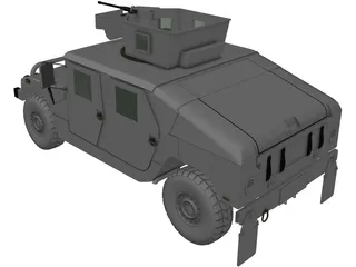Humvee 3D Model preview