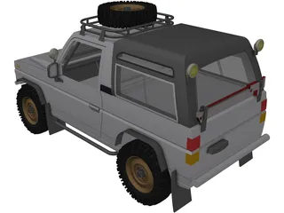 Daihatsu Rocky 3D Model preview