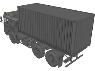 Raba H25 Container 3D Model preview