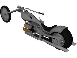 Chopper 3D Model preview