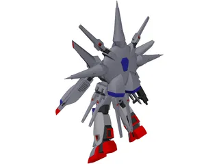Gundam Providence ZGMF-X13A 3D Model preview