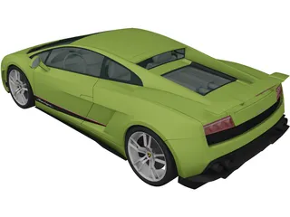 Lamborghini Gallardo LP570-4 Superleggera (2011) 3D Model preview