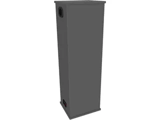 Hi-Fi Speaker 3D Model preview