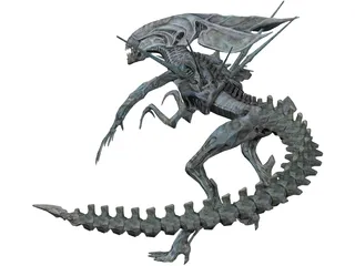 Alien Queen 3D Model preview