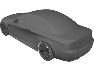 BMW Coupe 3D Model preview