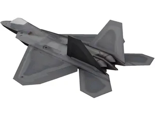F/A-22 Raptor 3D Model preview