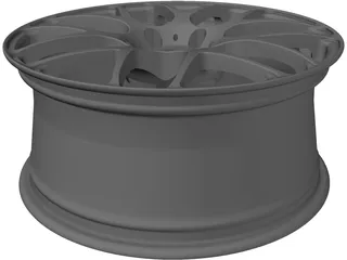 Wheel 18inch 3D Model preview