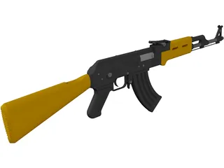 AK-47 3D Model preview