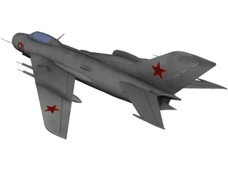 MiG-19 3D Model preview