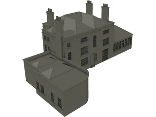 Manor House 3D Model preview