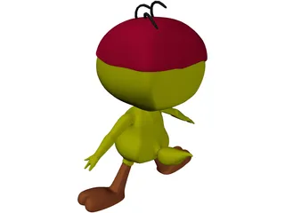 Tweety 3D Model preview