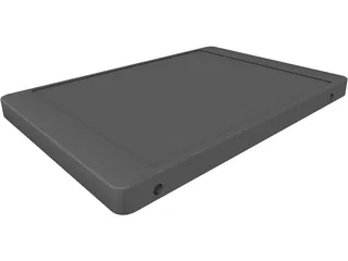 Slim SSD 3D Model preview