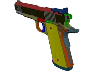 Kimber 1911 3D Model preview