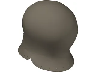 Greek Helmet 3D Model preview