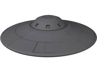 UFO 3D Model preview