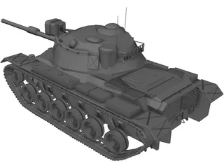 M48A5 Patton 3D Model preview