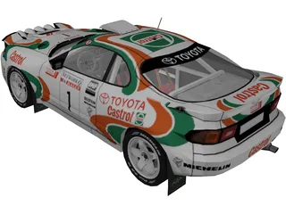 Toyota Celica GT4 WRC 3D Model preview