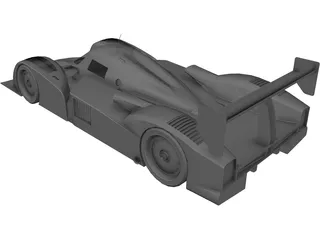Peugeot 908 Le Mans 3D Model preview