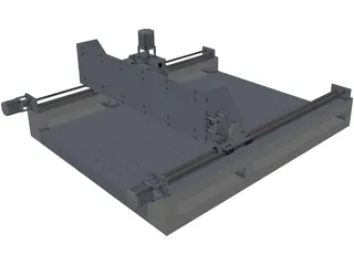 3 Axis CNC 3D Model preview